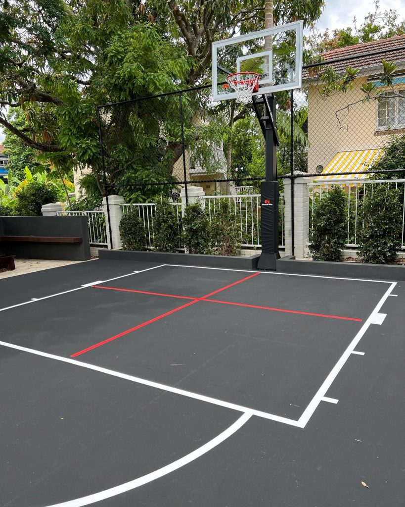 Concrete basketball court contruction Ashgrove QLD
