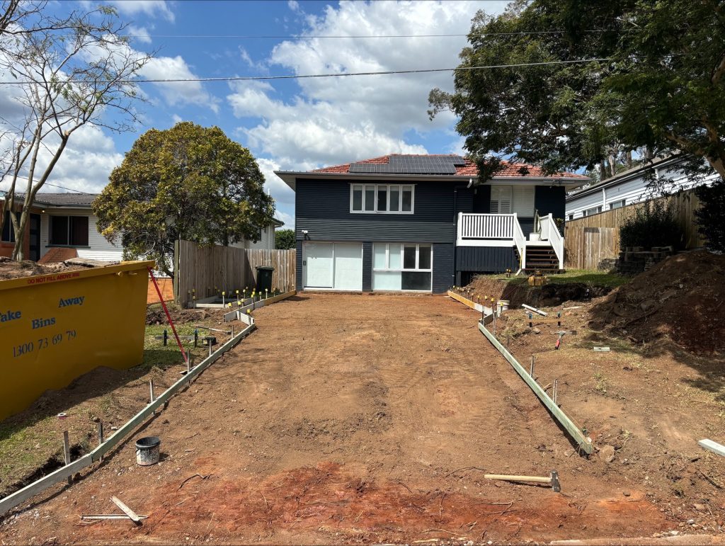 Concrete driveway construction Mount Gravat