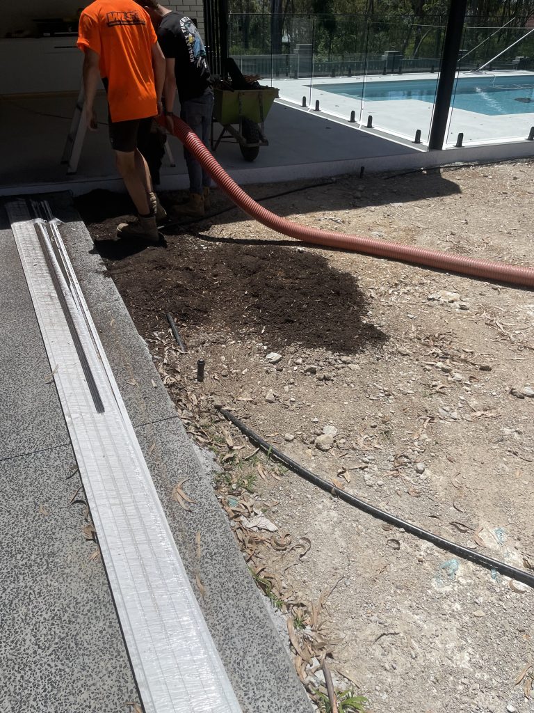 Pool landscaping Camp Hill Brisbane