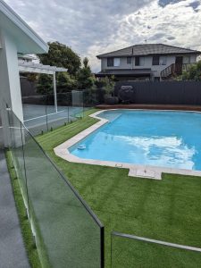 Swimming pool landscaping Mermaid Waters QLD