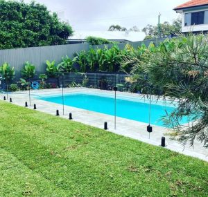 Swiiming pool landscaping Ashgrove QLD