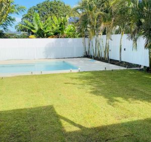 Swimming pool renovation and landscaping Lota QLD