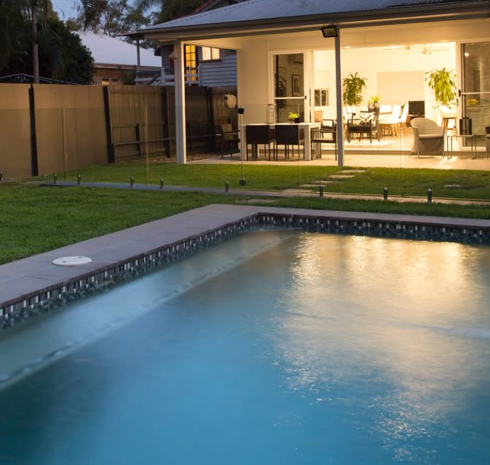 Swimming pool landscaping Bulimba QLD