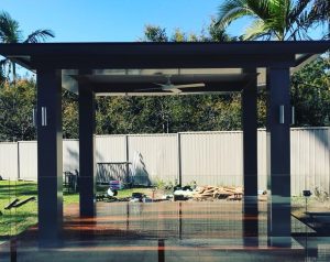Swimming pool pavilion installation Stretton QLD