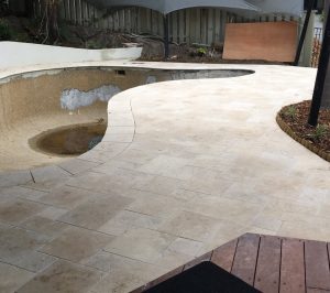 Pool paving Tugun Beach QLD