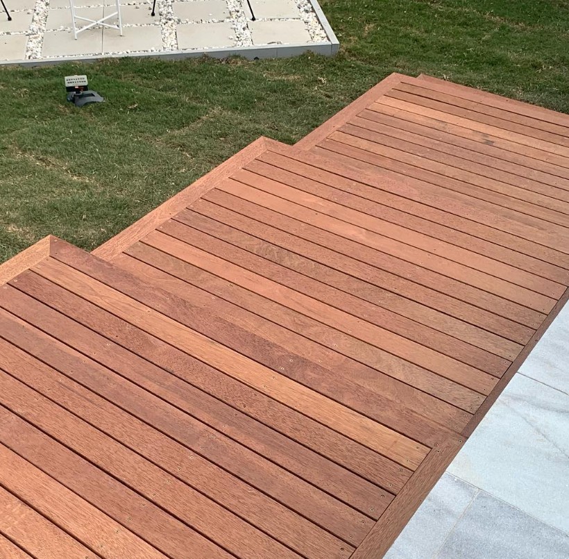Timber decking construction Brookwater QLD