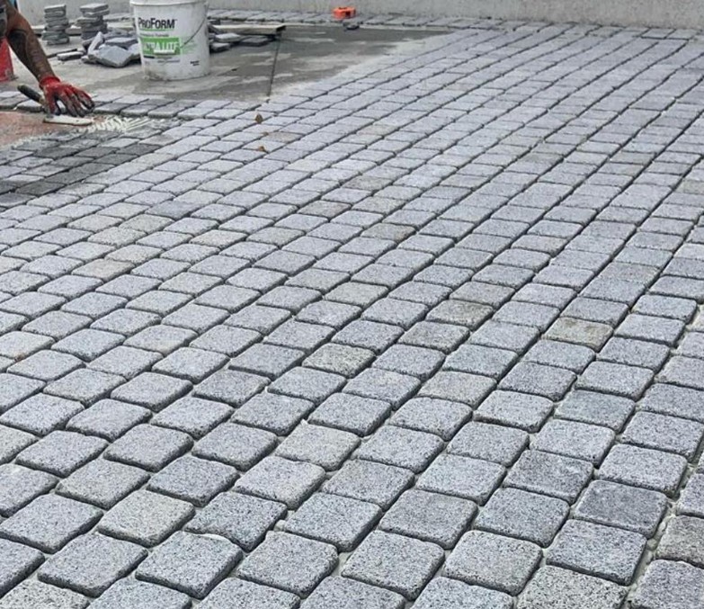 Granite stone paving Holland Park QLD