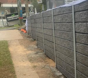 Retaining wall construction Camp Hill QLD