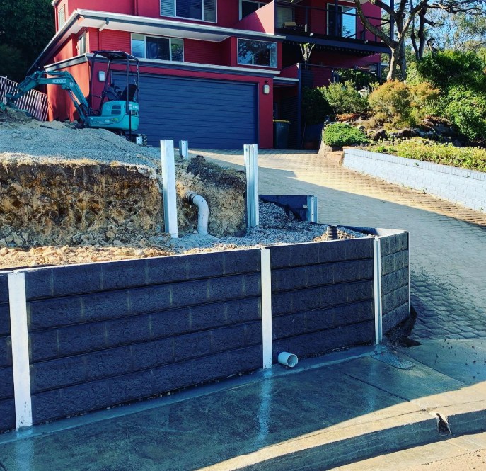 Retaining wall construction Moorooka QLD