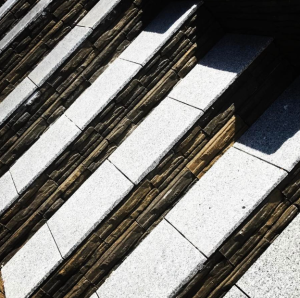 Outdoor stone step stairs construction Kenmore QLD