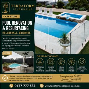 Swimming pool renovation Helensvale QLD