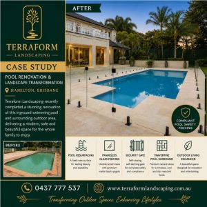 Swimming pool renovation Hamilton QLD