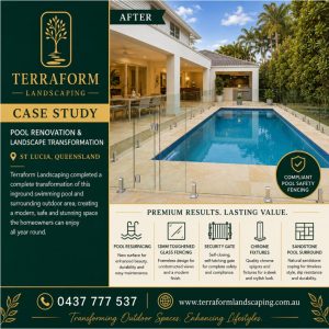 Swimming pool renovation St Lucia QLD