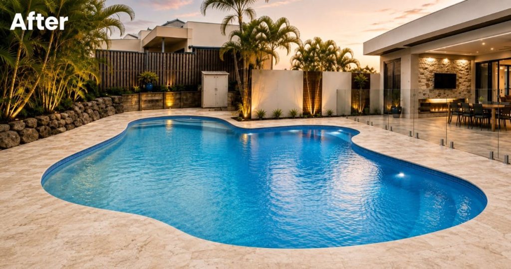 After swimming pool renovations Brisbane