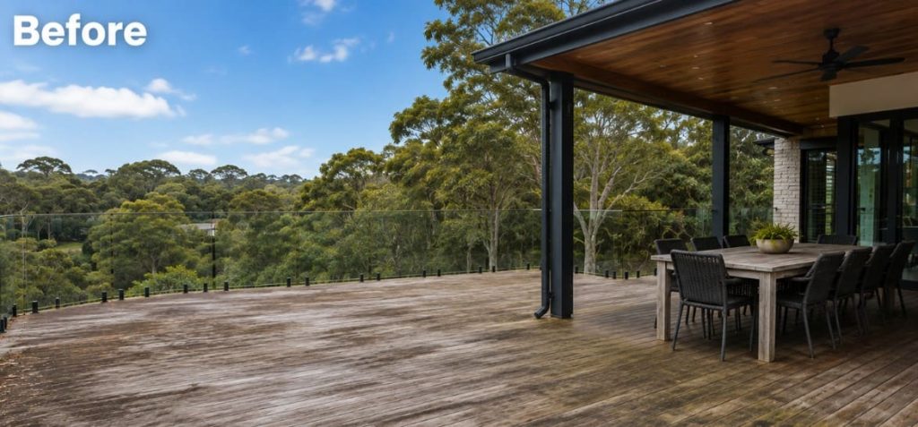 Before deck building Brisbane